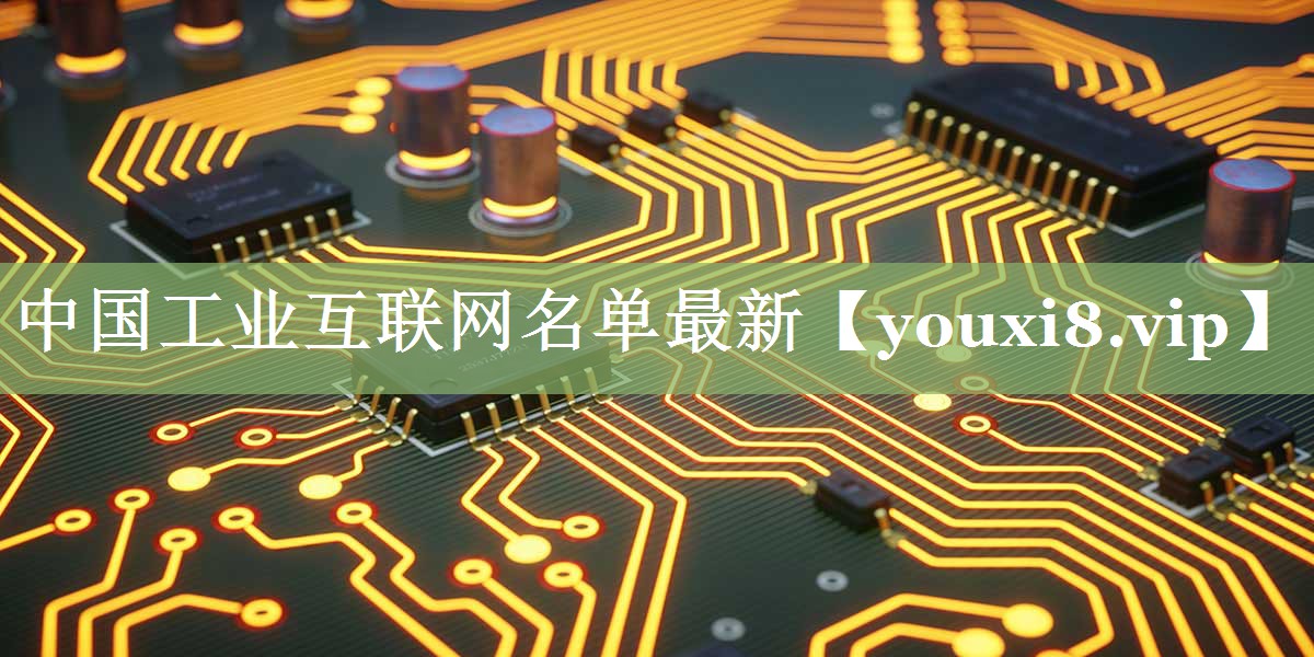 中国工业互联网名单最新